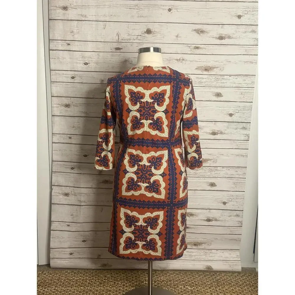J. McLaughlin Devon Pinwheel Patch sheath dress Size XL - Picture 5 of 7